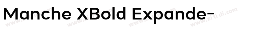 Manche XBold Expande字体转换